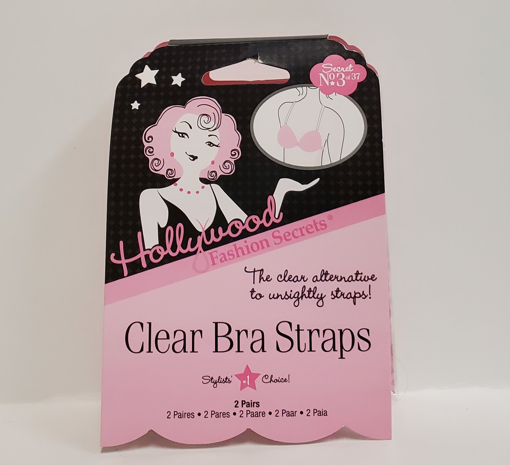 Picture of HOLLYWOOD CLEAR BRA STRAPS 2PK                                             