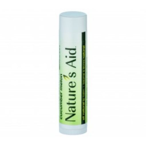 Picture of NATURES AID ALL NATURAL LIP BALM - CUCUMBER MELON 4.25GR                   