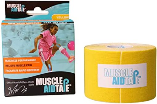 Picture of MUSCLE AID KINESIOLOGY TAPE - YELLOW 2" X 16.4 FT