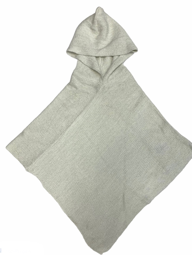 Picture of KIDS CAPE - CREAM/ SILVER WITH HOOD CP11692CRM   