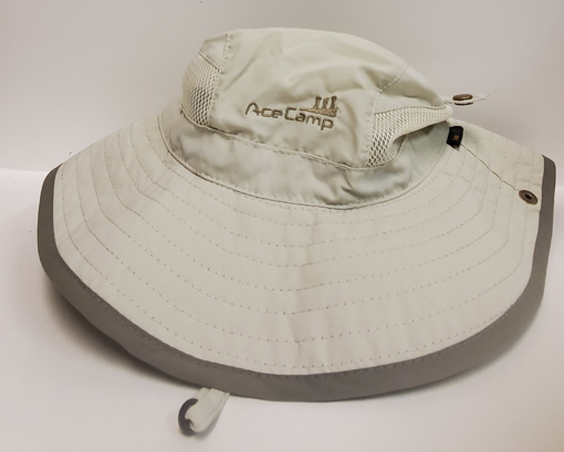 Picture of ACECAMP TRAVELLERS BUCKET HAT - STONE                                      