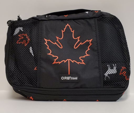 Picture of ORB TRAVEL PACK CUBE SET OF 3 - CANADA ICON-RED/WHITE ON BLACK