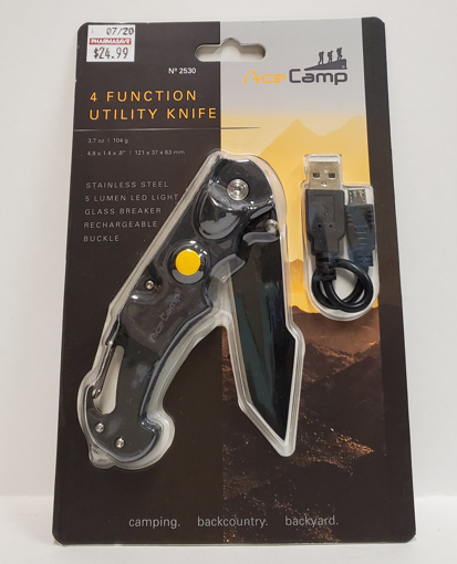 Picture of ACECAMP FLASHLIGHT KNIFE - 4-IN1  253000                                   