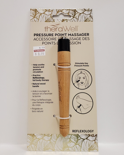 Picture of THERAWELL PRESSURE POINT WOOD MASSAGER                                     
