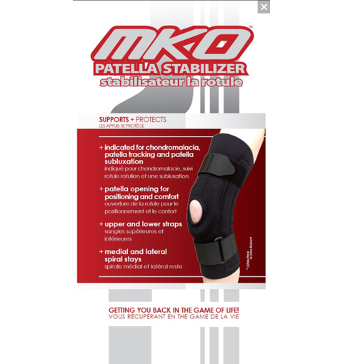 Picture of MKO PATELLA STABILIZERKNEE CIRCUMFERENCE - EXTRA LARGE 16IN-18IN