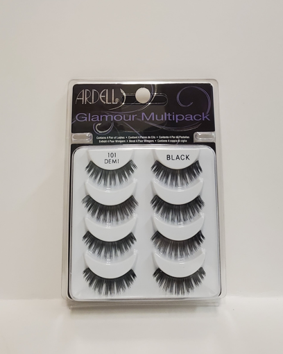 Picture of ARDELL GLAMOUR MULTIPACK - DEMI - BLACK #101 4PR      