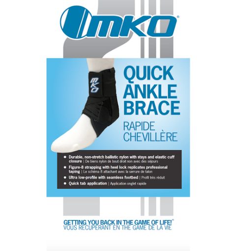 Picture of MKO QUICK ANKLE BRACE - EXTRA SMALL - ANKLE CIRCUMFERENCE 10IN-11IN