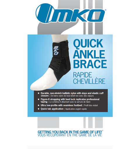 Picture of MKO QUICK ANKLE BRACE - SMALL -  ANKLE CIRCUMFERENCE 11IN-12IN                           
