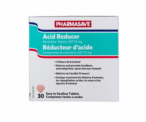 Picture of PHARMASAVE ACID REDUCER 75MG 30S                                           