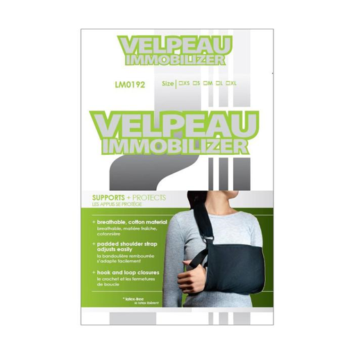 Picture of VELPEAU IMMOBILIZER SLING BLACK - SMALL                