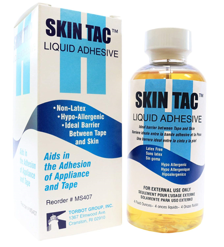 Picture of SKIN TAC LIQUID ADHESIVE - AIDS IN THE ADHESION OF APPLIANCE AND TAPE 113GR