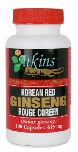 Picture of ATKINS KOREAN RED GINSENG 615MG 100S                     