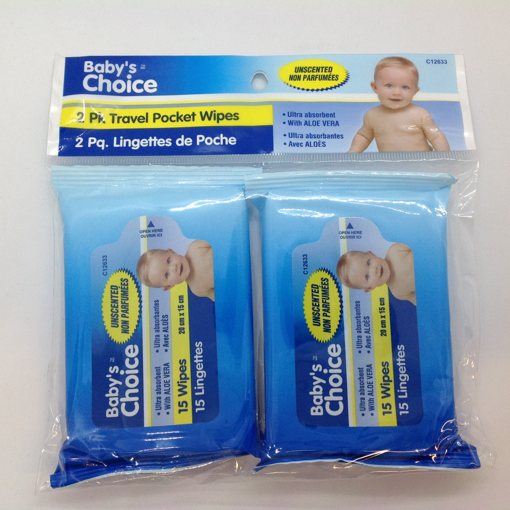 Picture of BABY'S CHOICE TRAVEL WIPES 30S                         