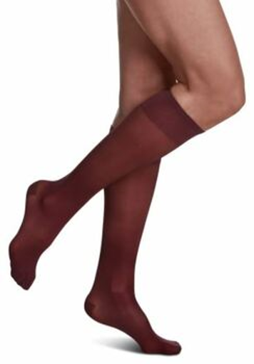Picture of SIGVARIS STOCKINGS - MULBERRY - 120CA60 SIZE A