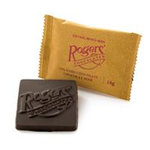 Picture of ROGERS CHOCOLATES DARK CHOCOLATE - LOGO BAR 54% 18GR 