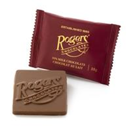 Picture of ROGERS CHOCOLATES MILK CHOCOLATE - LOGO BAR 18GR