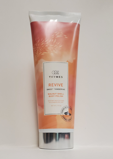 Picture of THYMES WALNUT SHELL BODY POLISH - REVIVE SWEET TANGERINE 207ML       