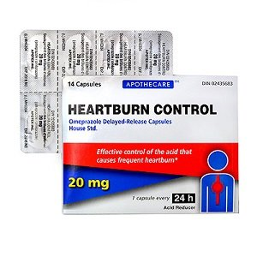 Picture of APOTHECARE HEARTBURN CONTROL - CAPSULES 20MG 14S