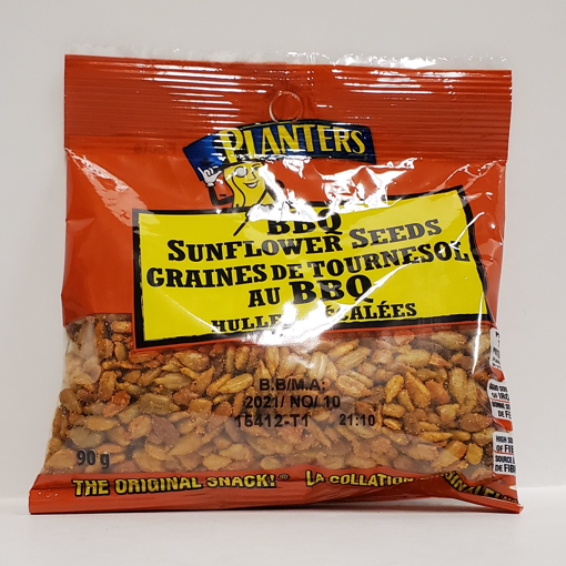 Picture of PLANTERS HULLED SUNFLOWER SEEDS - BBQ 90GR              