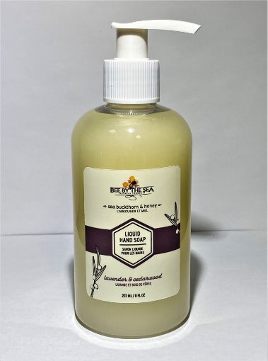 Picture of BEE BY THE SEA LIQUID HAND SOAP - LAVENDER and CEDARWOOD 237ML