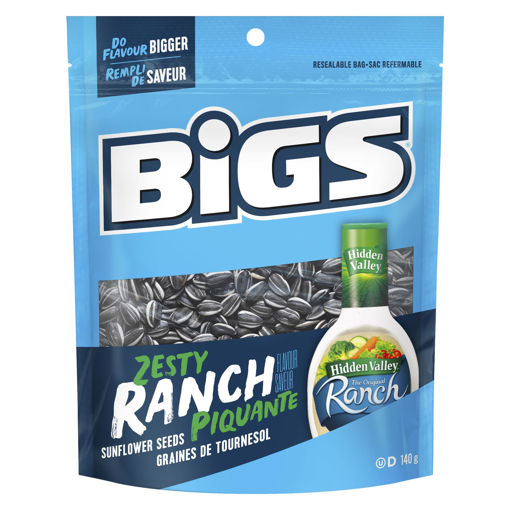 Picture of BIGS SUNFLOWER SEEDS - ZESTY RANCH 140GR