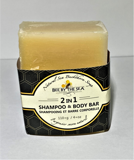 Picture of BEE BY THE SEA 2 IN 1 - SHAMPOO and BODY BAR 110GR