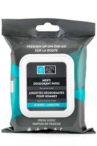 Picture of GLOBAL BEAUTY CARE - MEN'S DEODORANT WIPES 25 