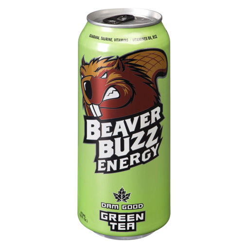 Picture of BEAVER BUZZ ENERGY DRINK - GREEN TEA 473ML                