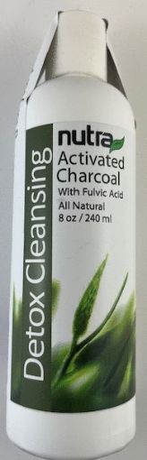 Picture of NUTRA ACTIVATED CHARCOAL - WITH FULVIC ACID 240ML 
