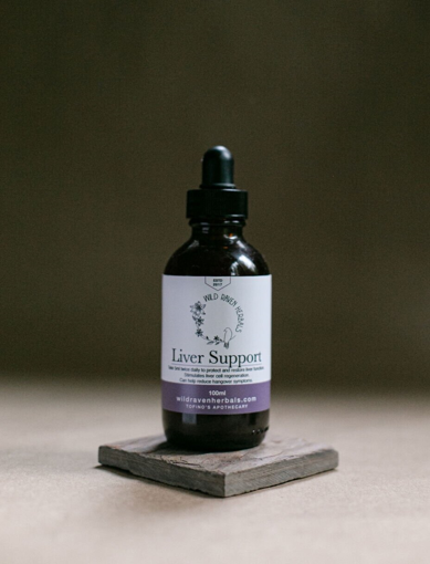 Picture of WILD RAVEN HERBALS - LIVER SUPPORT TINCTURE - 100ML                                 