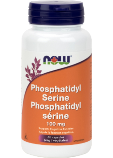 Picture of NOW PHOSPHATIDYL SERINE - SUPPORTS COGNITIVE FUNCTION 100MG 60S
