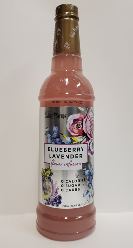 Picture of JORDAN'S SKINNY SYRUPS - BLUEBERRY LAVENDER INFUSION 750ML