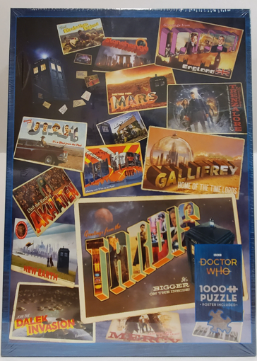 Picture of COBBLE HILL PUZZLE BBC DOCTOR WHO - POSTCARDS FROM THE EDGE OF SPACE AND TIME - 1000 PIECE