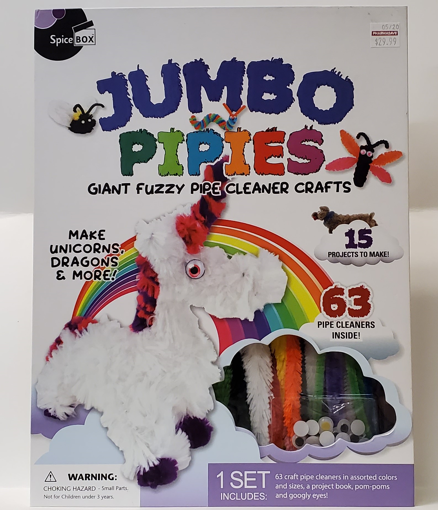Picture of SPICE BOX JUMBO PIPIES - GIANT FUZZY PIPE CLEANER CRAFTS - KIT