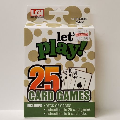 Picture of LEGENDARY GAMES LET'S PLAY CARD GAMES - CARD DECK 25S              