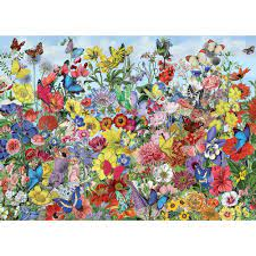 Picture of COBBLE HILL PUZZLE 1000PC - BUTTERFLY GARDEN 80032