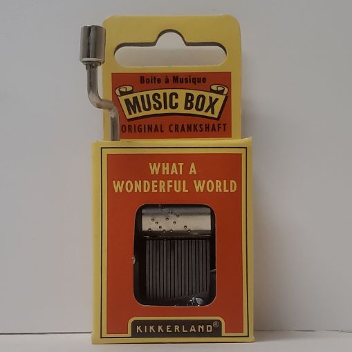 Picture of KIKKERLAND ORIGINAL CRANKSHAFT MUSICBOX - WHAT A WONDERFUL WORLD                