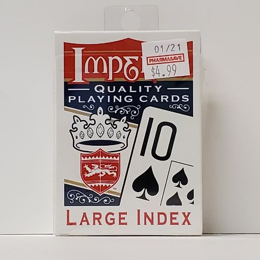 Picture of PLAYMONSTER IMPERIAL QUALITY PLAYING CARDS - LARGE INDEX 