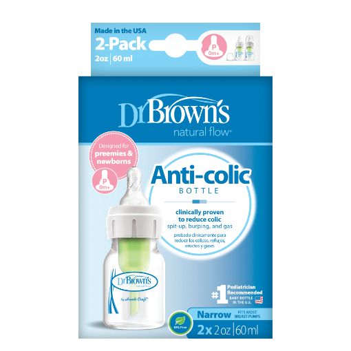 Picture of DR. BROWN'S PREEMIE - ANTI-COLIC BOTTLES 60ML             