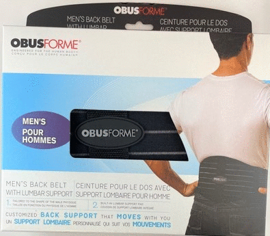 ObusForme Lower Back Belt - Lumbar Support - Women