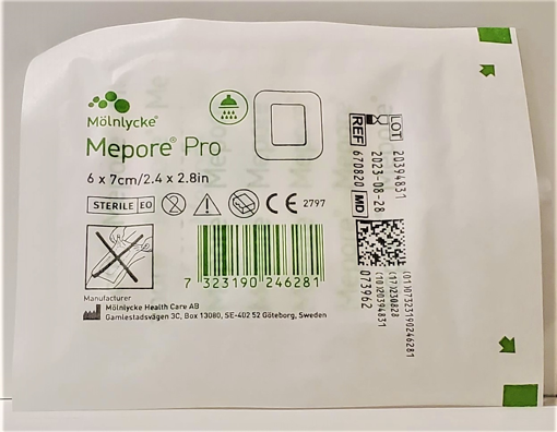 Picture of MEPORE PRO ADHESIVE BANDAGE 6X7CM                      