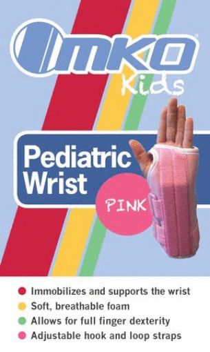Picture of MKO PINK PEDIATRIC WRIST SUPPORT - PINK - LEFT  