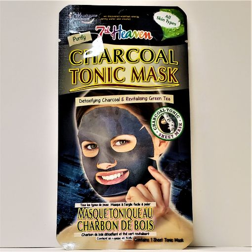 Picture of 7TH HEAVEN TONIC SHEET MASK - CHARCOAL                                     