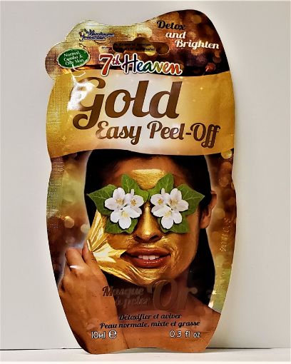 Picture of 7TH HEAVEN METALLIC PEEL-OFF MASK - GOLD                                   