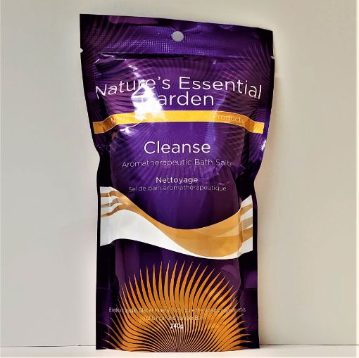 Picture of NATURE'S ESSENTIAL GARDEN AROMATHERAPUTIC BATH SALTS - CLEANSE 240GR                            