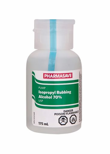 Picture of PHARMASAVE ISOPROPYL ALCOHOL 70% PUMP 175ML                                