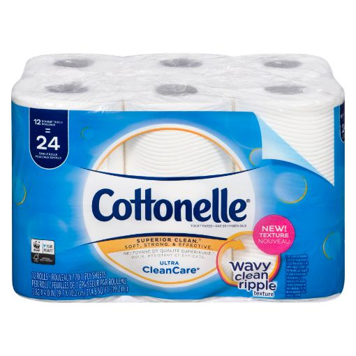 Picture of COTTONELLE ULTRA CLEANCARE TOILET PAPER DR 12S                             