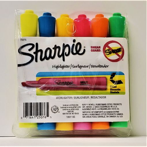 Picture of SHARPIE HIGHLIGHTERS 6S