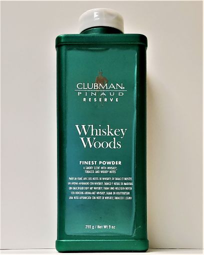 Picture of CLUBMAN PINAUD RESERVE POWDER - WHISKEY WOODS 255GR