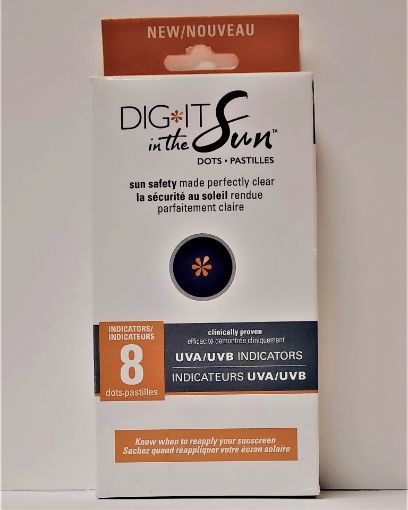 Picture of DIG IT IN THE SUN DOTS - UVA/UVB INDICATORS 8S             